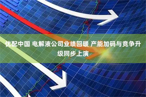 优配中国 电解液公司业绩回暖 产能加码与竞争升级同步上演